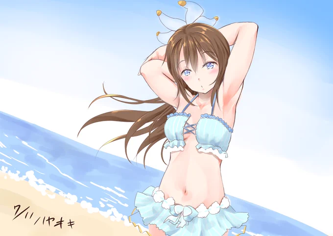 #週間虹ヶ咲ワンドロ
お題「スクフェス組(桜坂しずく)」テーマ「水着」 