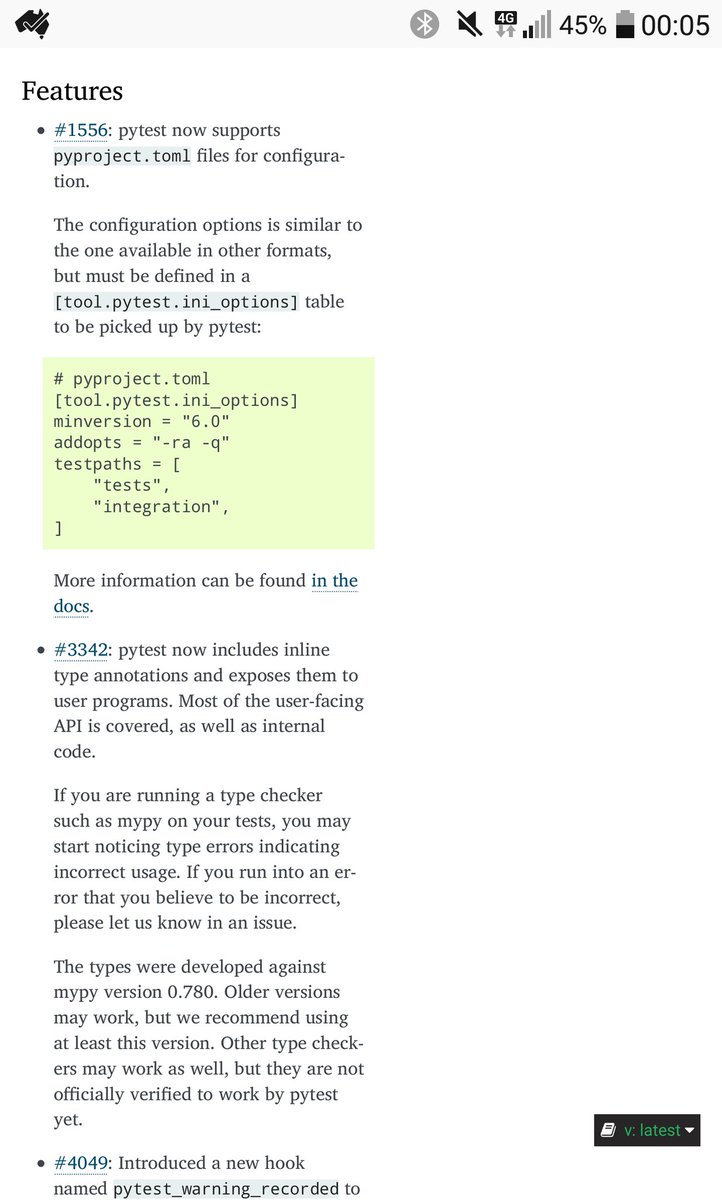 pytestdotorg's tweet image. #pytest 6.0 is coming! 🕕

As a major release, it has lots of new features, improvements and bug fixes.

It also has some backwards-incompatible changes and new deprecations. 

Check the changelog: docs.pytest.org/en/latest/chan…