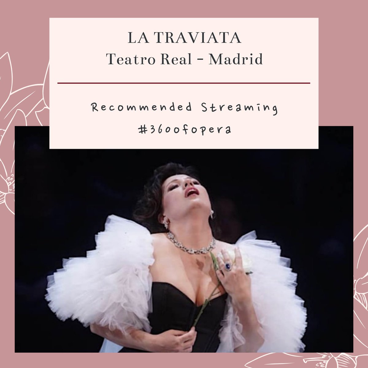 360ofOpera's tweet photo. #360ofOperaRecommends ✨
There are 2 #LaTraviata happening this week that you should not miss!
• July 12, 8 pm local time on @teatrocolon 🇦🇷 w/ @ErmonelaJaho @saimirpirgu
• July 15, 8 pm local time 🇪🇸 live from @teatro_real w/ @MarinaRebeka @MichaelFabiano
#360ofOpera https://t.co/xSnPlkq3Ke