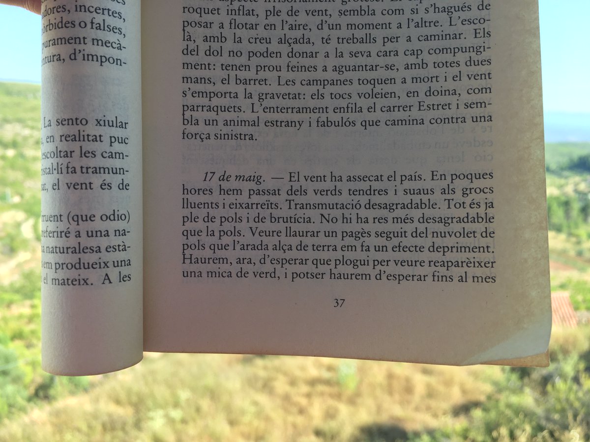 HeriCamps's tweet photo. ➡️ Alhora llegíem aquest fragment del #QuadernGris de Josep Pla i se’ns va acudir preguntar-li: “Per què t’agrada #llaurar?” per saber quina seria la seva opinió. https://t.co/biwvw8mx1E