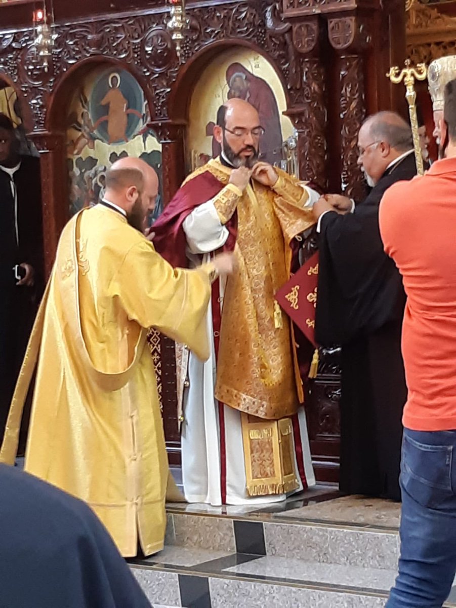 ErzbistumBerlin's tweet photo. Herzlichen Glückwunsch an Emmanuel Sfiatkos, dem neugeweihten griechisch-orthodoxen Bischof und Vorsitzenden des Ökumenischen Rats Berlin-Brandenburg! Gottes Segen, Rat und Weisheit! Weihbischof Heinrich war mit dabei. Foto: Hans-Joachim Ditz https://t.co/b9PC2Otdqe