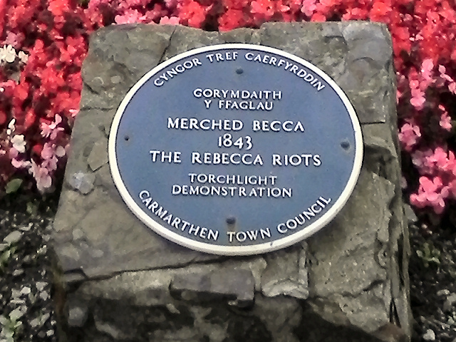 But Merched Beca had won a famous victory.By 1864, the majority of Turnpike Trusts had been abolished, with county councils assuming responsibility for roads.More   https://www.nationalarchives.gov.uk/education/resources/rebecca-riots/  http://history.powys.org.uk/school1/rhayader/origins.shtml  https://ageofrevolution.org/200-object/rebecca-and-her-daughters/  https://www.bbc.co.uk/wales/history/sites/themes/society/politics_rebecca_riots.shtml