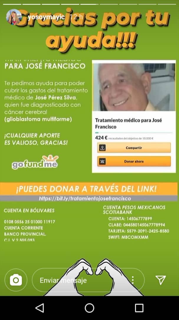 silviaacc's tweet photo. Mi tío necesita de tu Ayuda! Para poder seguir viviendo! @hcapriles @jguaido @MariaCorinaYA @MariaConchita_A @RealOsmelSousa @RodnerFigueroa @ErikaDLV @ricky_martin https://t.co/ganSpjmsEJ