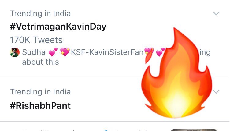 ActorKavin_FC's tweet photo. 11.#VetrimaganKavinentry
12.#MonarchiKavinArrival
13.#Unrivalledkavinarmy
14.#KavinTimeToshine
15.#KavinFansSolicitousChildsDay
16.#KavinRealWinnerofBB3
17.#BB3RealTangibleManKavin
18.#WeSupportKavin
19.#PlantForVetrimaganKavin
20.#VetrimaganKavinDay
#Lift #fctweet #kavin https://t.co/EE6xgLpGi2