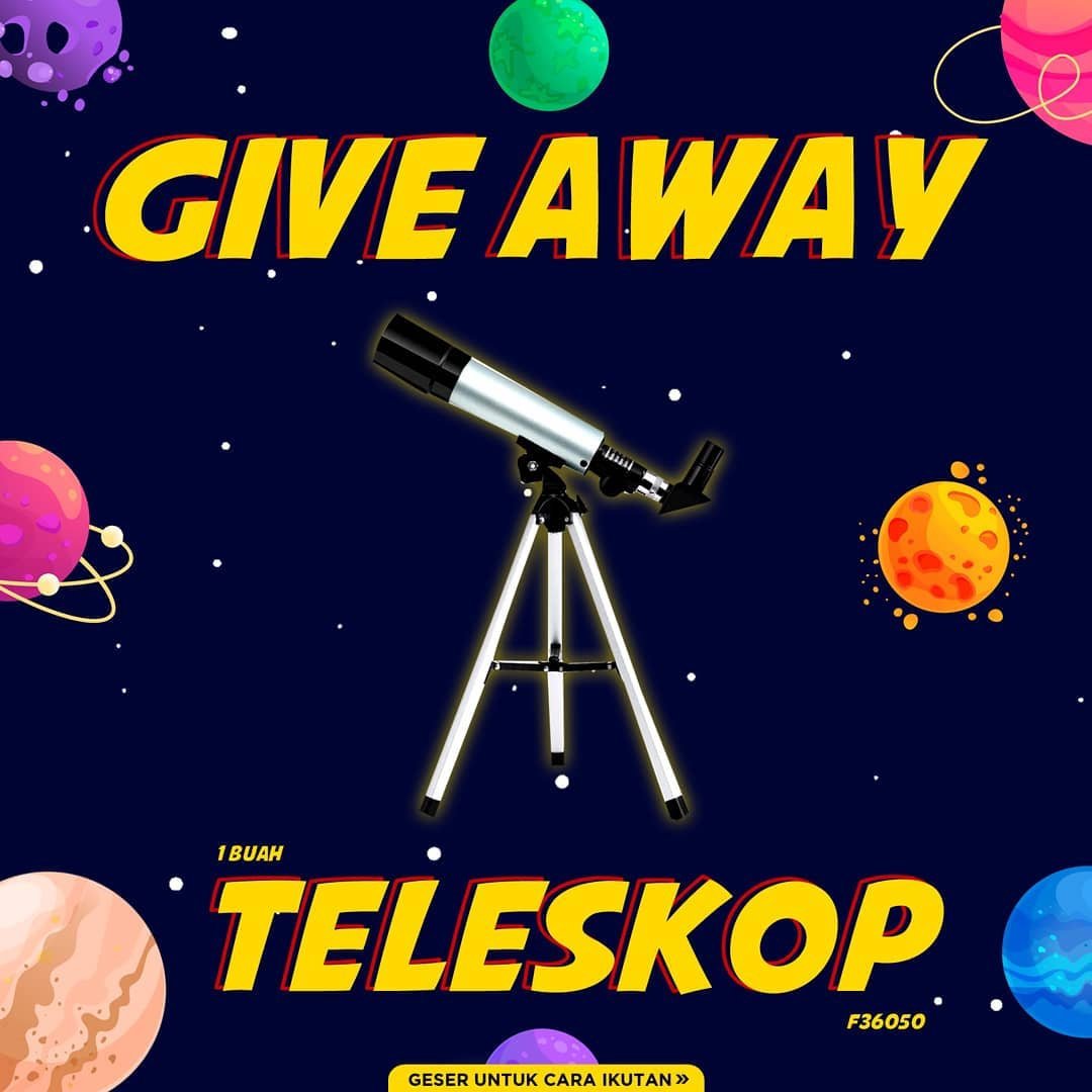 Yuk yang mau Teleskop langsung cek IG nya @nasiangkasa ya