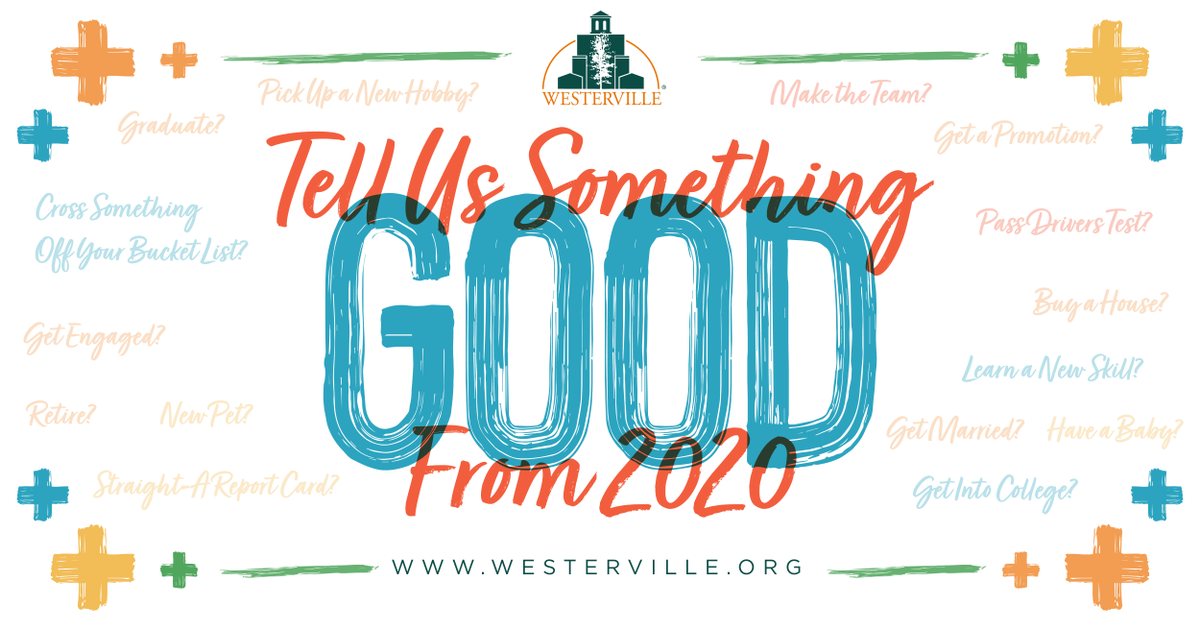 City of Westerville (@tellwesterville) on Twitter photo #Westerville, itās been a tough year; but we know there are positive things happening every day in the City...so tell us something good! We want to hear your happy news here on social media or by email at communityaffairs@westerville.org. Learn more: bit.ly/38KddG9. #Westerville, itās been a tough year; but we know there are positive things happening every day in the City...so tell us something good! We want to hear your happy news here on social media or by email at communityaffairs@westerville.org. Learn more: bit.ly/38KddG9.