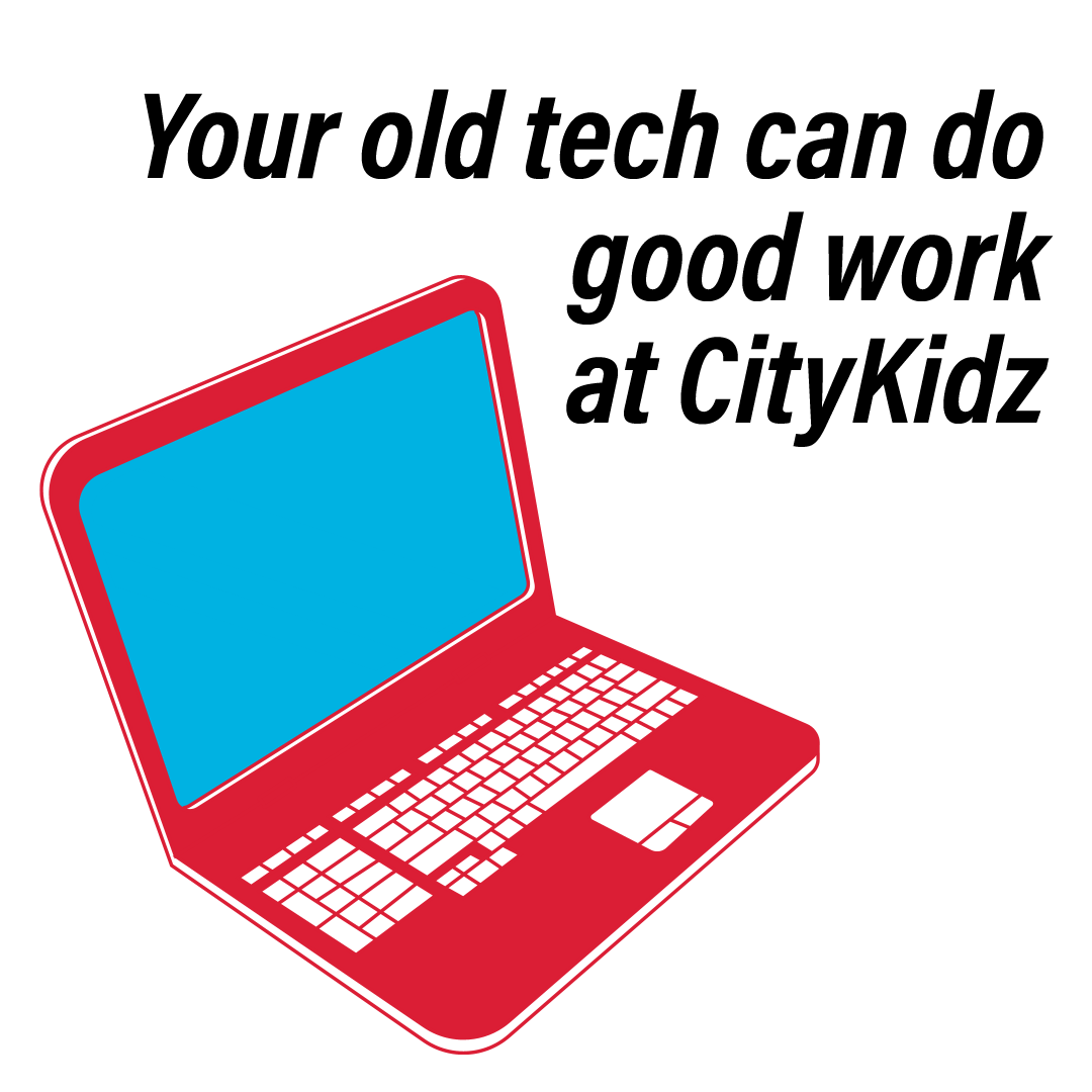 CityKidz's tweet photo. Put your old tech to work for Hamilton children! We are looking for gently used laptops for our growing staff. If you have a Mac or PC laptop from 2012 or newer and would like to donate it to CityKidz, please send us a message or email communications@citykidz.ca
#donateyourtech https://t.co/Tdm2j7oNXB