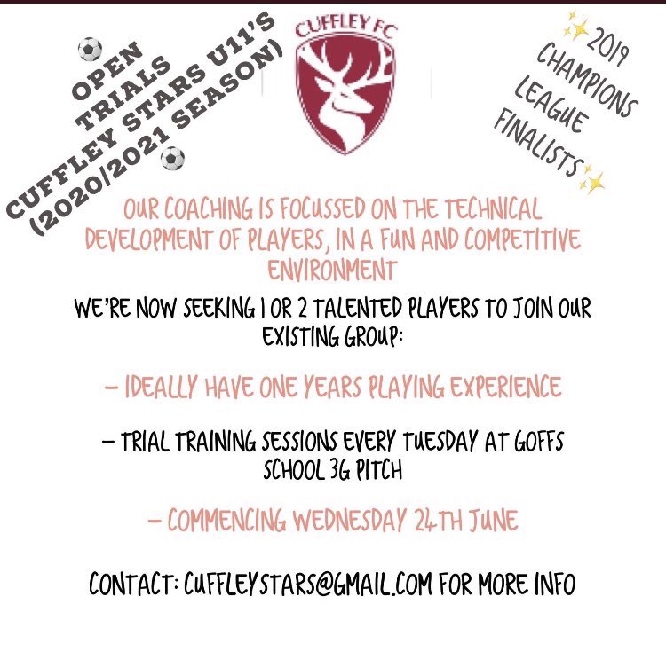 CuffleyStars's tweet image. Thanks for the follow @drewtyler13 ...your session with the first team looked fantastic this morning.  Pls can you share/like etc 👊