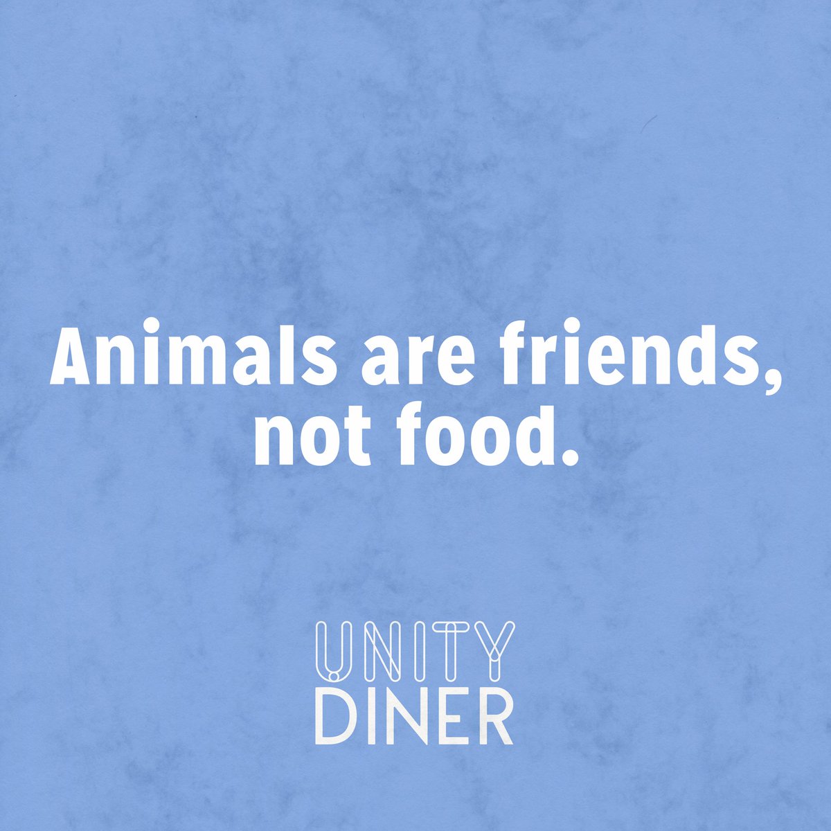 unitydiner's tweet photo. At UD we’re proudly vegan for the animals! We love being able to create delicious vegan options that seriously impress non-vegan customers, whilst contributing towards a better future for all animals 🖤 #unitydiner #vegan https://t.co/nNWlAo4fZ6