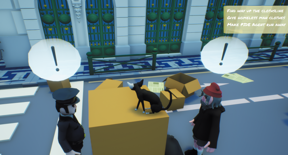 ShriekingGames's tweet photo. Odd friends 👮‍♂️🐱 #gamedev #indiedev #indiegame #art #IndieGameDev #unrealengine4 #3d #lowpoly #screenshotsaturday #Caturday #PS4 #pcgames #CatsOfTwitter #cats https://t.co/GX5ugJIoYs