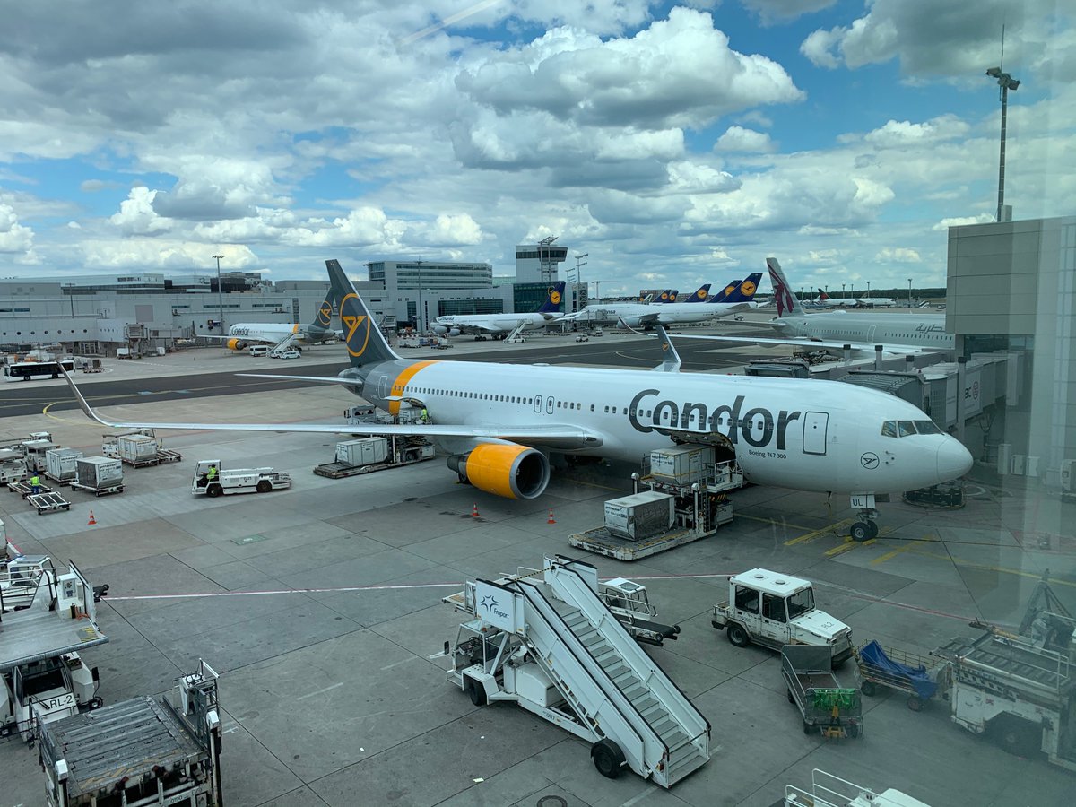 Result_Group's tweet photo. Finally and with quite some delay due to technical problems, our B767 has safely landed in Frankfurt with 230 passengers on board. https://t.co/Dhf7JzMkSp
#repatriation #condor #bogota #panama https://t.co/EV18Cy8I9h