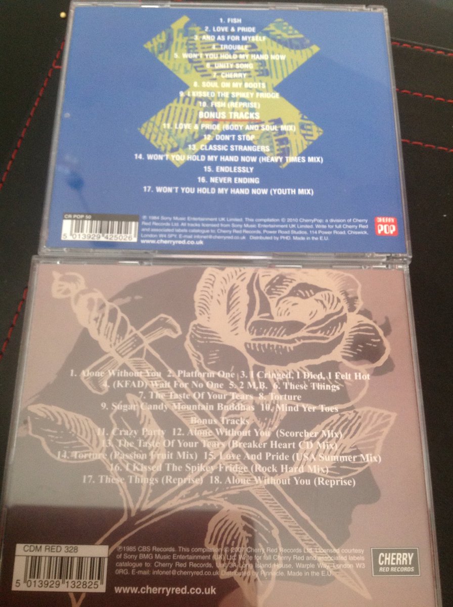dearianfawn's tweet photo. Back to #charity shops today for #CD foraging and found two #King #CherryPop reissues #StepsInTime and #BitterSweet 99p each and in mint condition - I am hoping for lots of treasures post lockdown as people foolishly chuck out their #CD collections 😂 https://t.co/rrKmoRlhfa