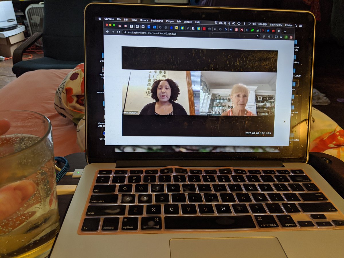 KristenNolting's tweet photo. Got behind following all the wonderful posts, stories, pics for #BlackBotanists. I'm excited to sit down w/ a cider on Day 6 (!!!) & watch this fantastic interview w/ @T_Marie_Wms & @soltislab to learn more abt #BlackRoots #BlackPlantLove #BotanizingWhileBlack Such a great week! https://t.co/mFCTDaTqkd
