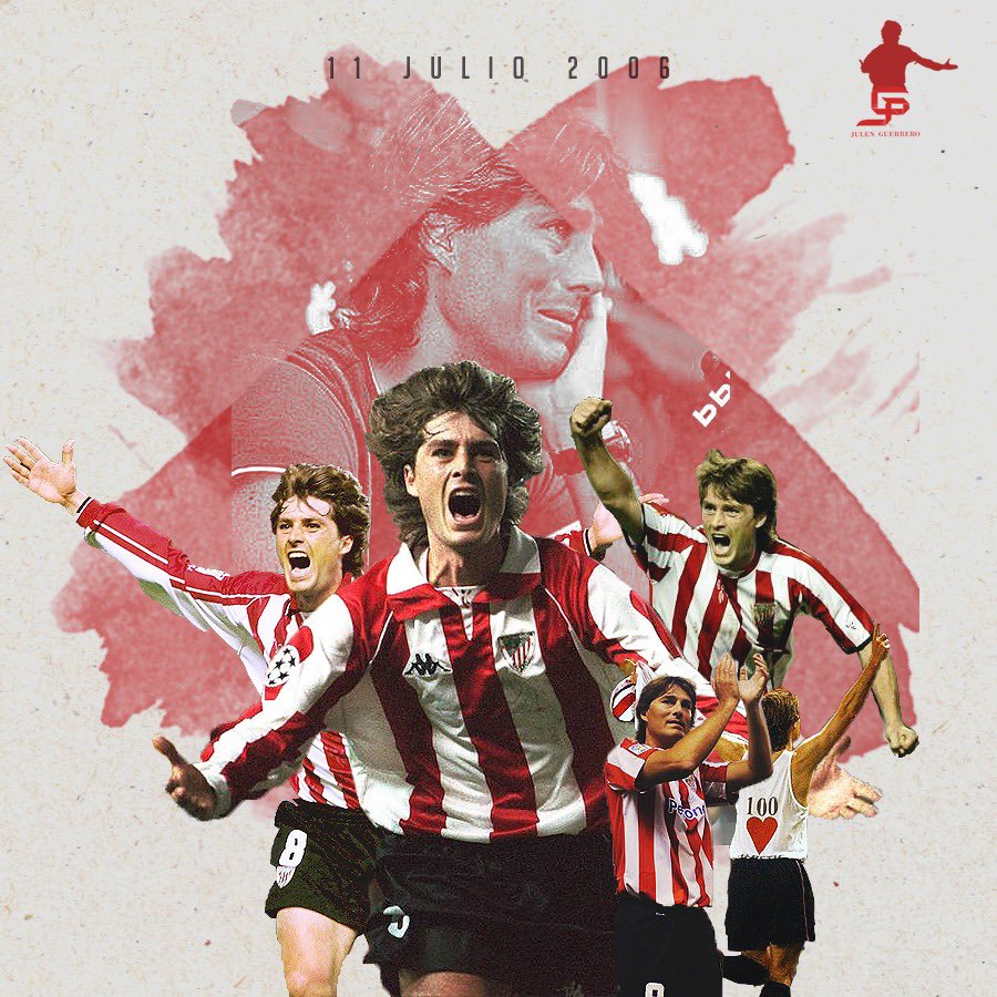 Hoy hace 14 años de mi despedida como jugador del <a href="/AthleticClub/">Athletic Club</a> Fue un día duro, pero me quedo con el recuerdo de todos los grandes momentos vividos y el cariño recibido... y que sigo recibiendo!! Eskerrik Asko - Muchas Gracias!! 👏👏🙌🙌⚽️⚽️