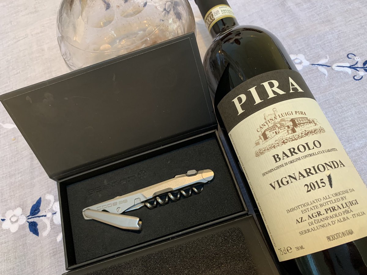 joefattorini's tweet photo. How come my brother-in-law has a better corkscrew than me #code38 https://t.co/q7PL6dXcMR
