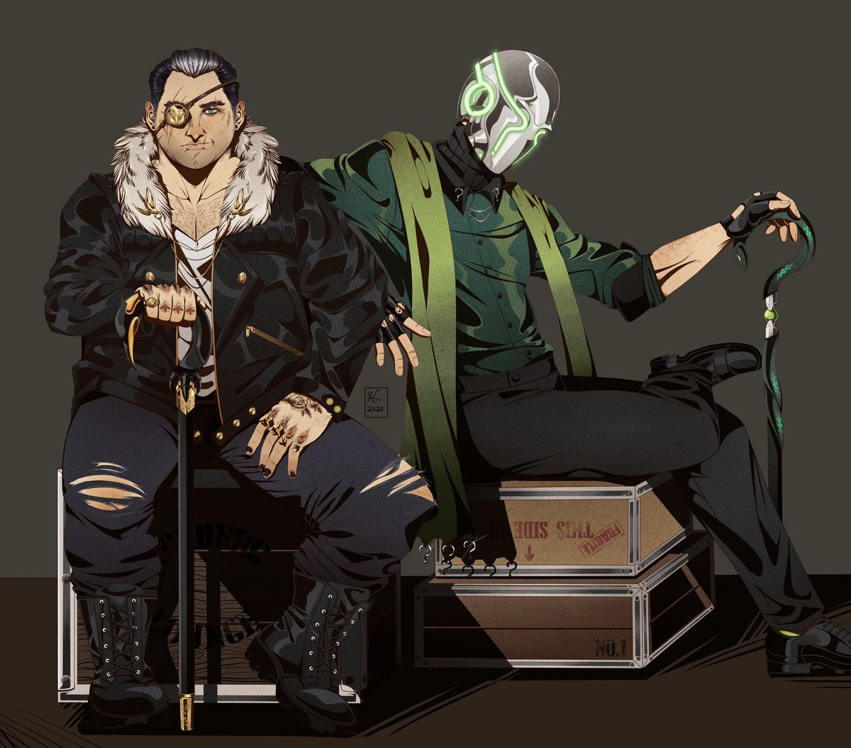MissCydonian's tweet photo. Finished watching Gotham a couple of weeks ago and I've been obsessed with the Batman Universe since then. So I decided to make my own version of my two favorite villains, Penguin and Riddler! 🐧❔✨

#DCUNIVERSE #dccomics #nygmobblepot #oswaldcobblepot
#edwardnygma #fanart https://t.co/uoKxgczItc