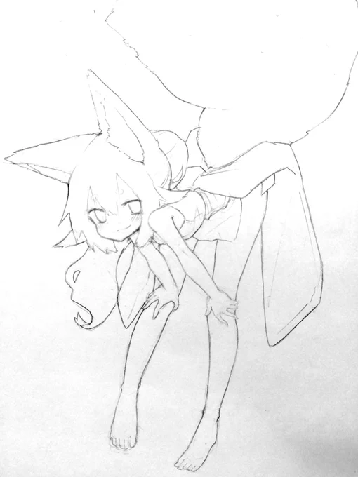配信で描いたウララ 