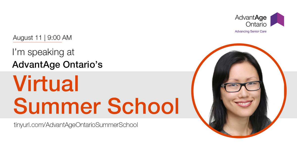 I’m looking forward to speaking at AdvantAge Ontario’s Virtual #SummerSchool in a few weeks! I’ll be presenting on August 11 at 9 AM to discuss making frailty part of the care conversation with SeeMe™. Learn more: lnkd.in/g88_cZ5 <a href="/AdvantAgeOnt/">AdvantAge Ontario</a> @prvhc_seniors  #seemecare