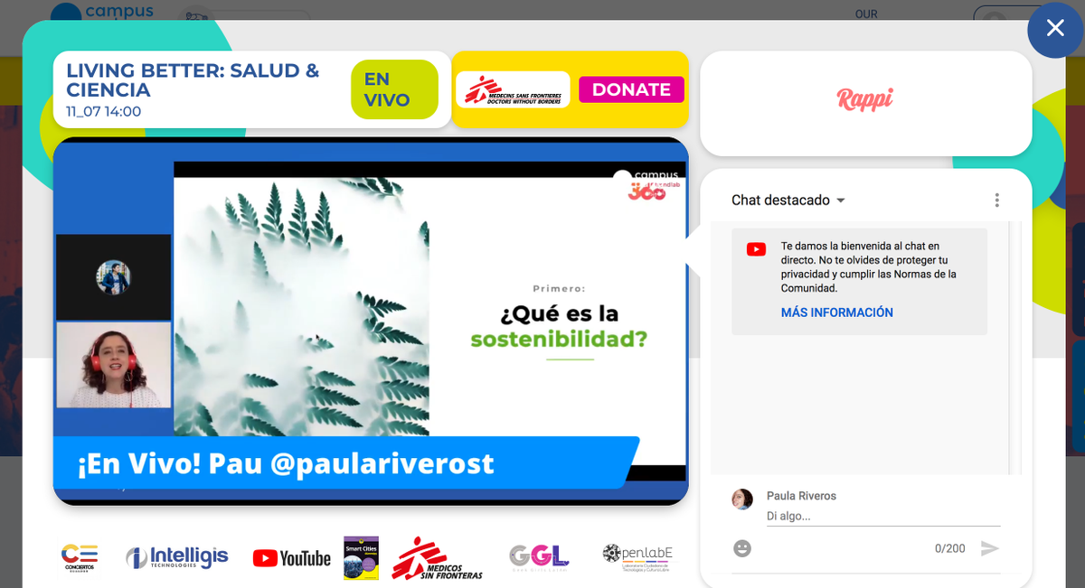Paulariverost's tweet photo. Muy contentos de participar con contenidos de #tendencias para la #innovacion y el #futuro de @360trendlab  en Campus Party! Gracias a Andrés Pérez Ochoa 💡🔝 por la invitación. https://t.co/wohQHNdoFH