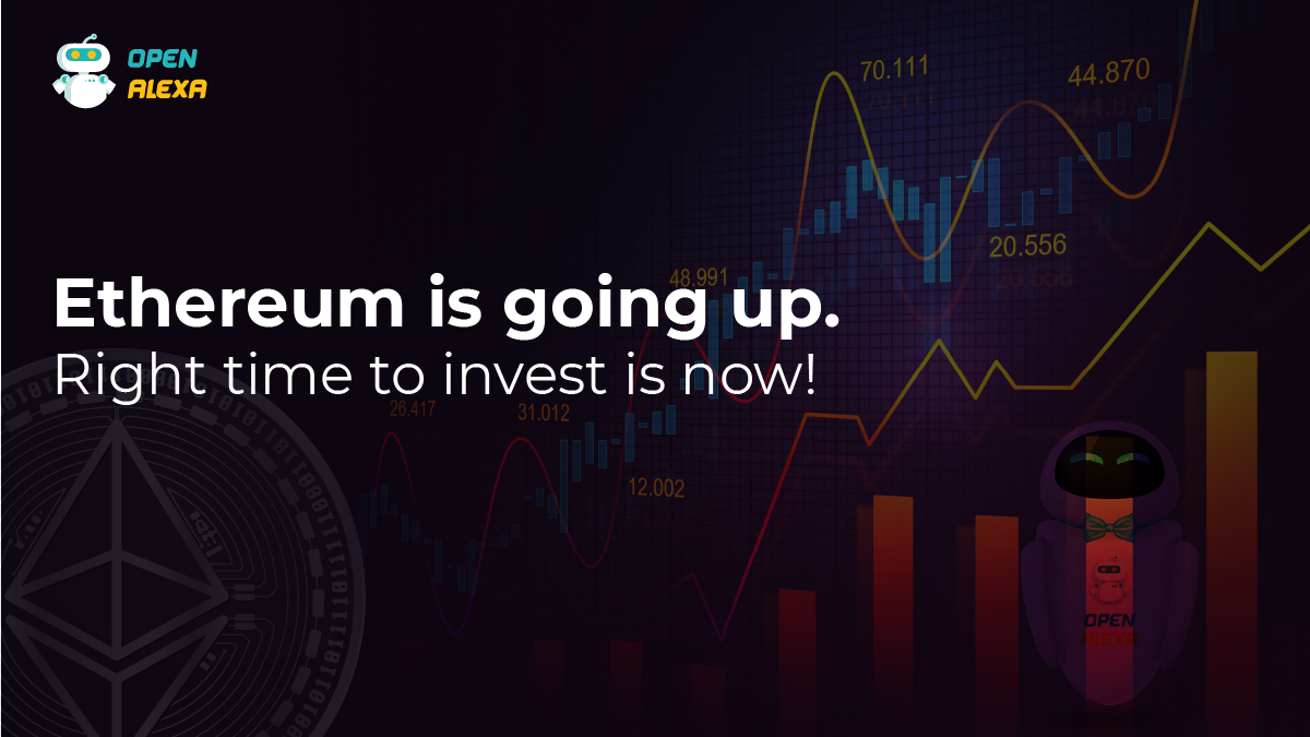 OpenAlexa's tweet photo. If you haven’t noticed, lately the price of #ETH has been going up.
If you still haven’t thought of getting started with the most sought after investment plan on the market, it isn’t too late now.
#OpenAlexa can give you the chance to ride the crypto train full-throttle. https://t.co/fNO0v8p0Xi