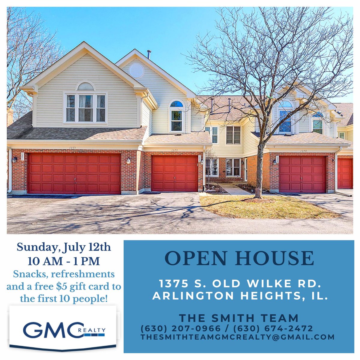 smith_gmc's tweet photo. Open house this Sunday! Come check out our listing in Arlington Heights. Steve will be there with snacks, refreshments and a free $5 gift card to the first 10 people.  See you there!
https://t.co/pR2A0G3zbJ https://t.co/Q6PS6CA46u