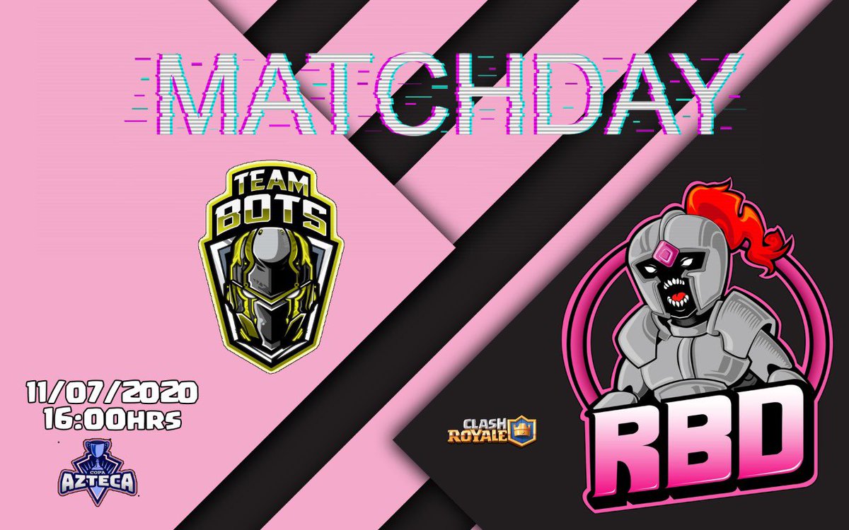 Tenemos partido!
🏆| Copa azteca.
⚔️| <a href="/TeamBotss/">Team Bots cerrados</a> 
⏰| 16:00hrs 🇲🇽
#GoRBD