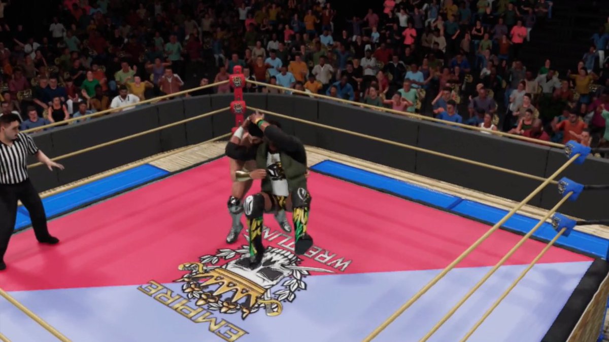 EmpireWrestlin1's tweet photo. A thread of some of the best moments of this episode of Empire Wrestling! https://t.co/4RoGvnkBLj