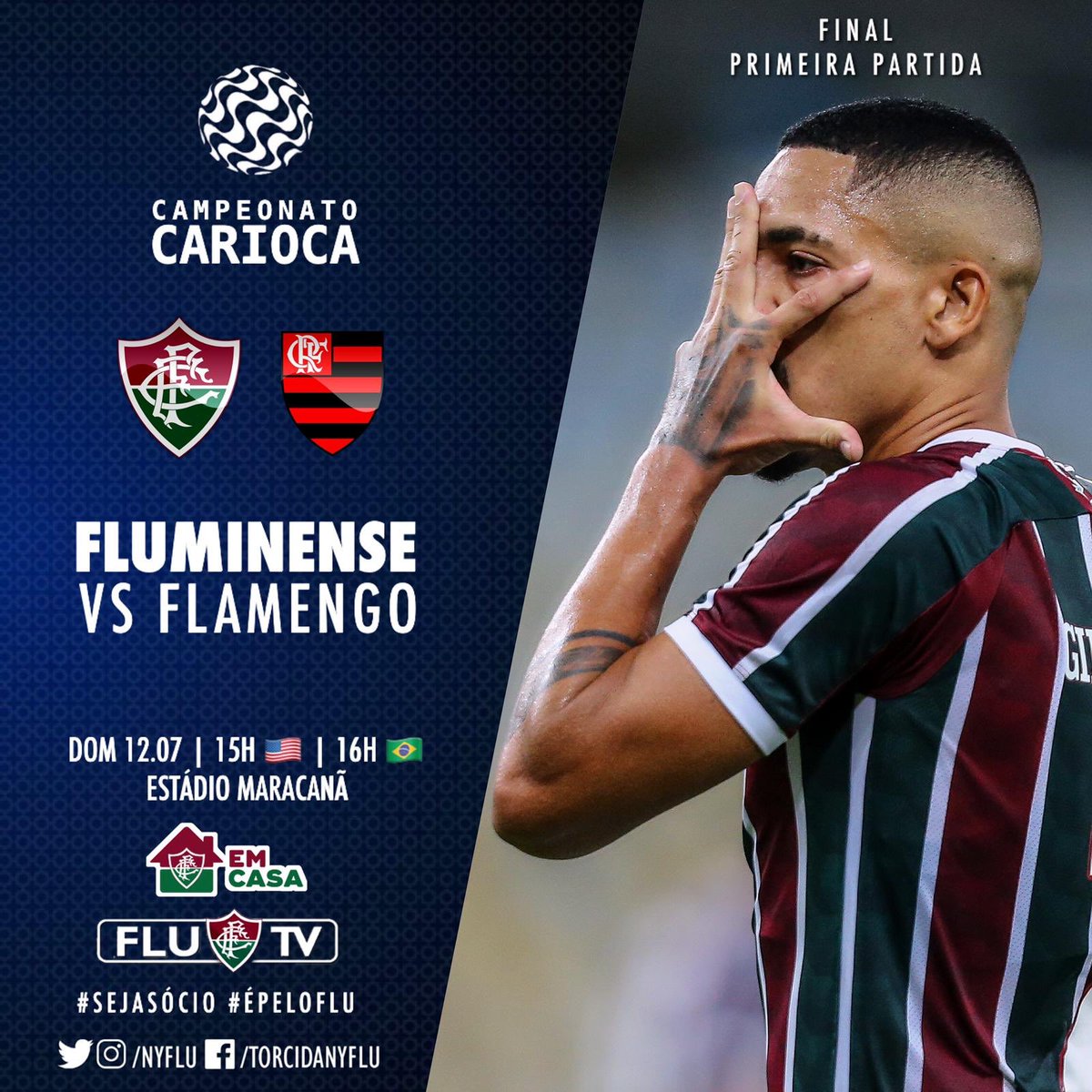NYFlu's tweet photo. Para embalar... Amanhã é dia de abraçar nosso time em mais uma decisão. Nossos guerreiros vão em busca da vitória pra manter a confiança nessa reta final do campeonato!
Pra cima deles 👊🏻🇮🇹  #alentodaamerica #tricoloremtodaterra #nyflu #FLAXFLU https://t.co/Qxe5nyXooY