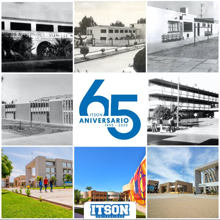 itson's tweet photo. Hoy celebramos 65 años del ITSON. 🥳👏🏼

¡Felicidades estudiantes, egresados, académicos y administrativos que forman o han formado parte de esta gran universidad! https://t.co/INtaDBu9TZ