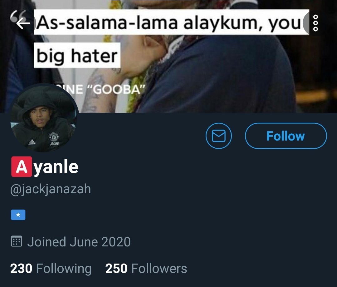 . @Stre5555 is Somalian Muslim, These people will even mock dead black people like  #GeorgeFloyd.