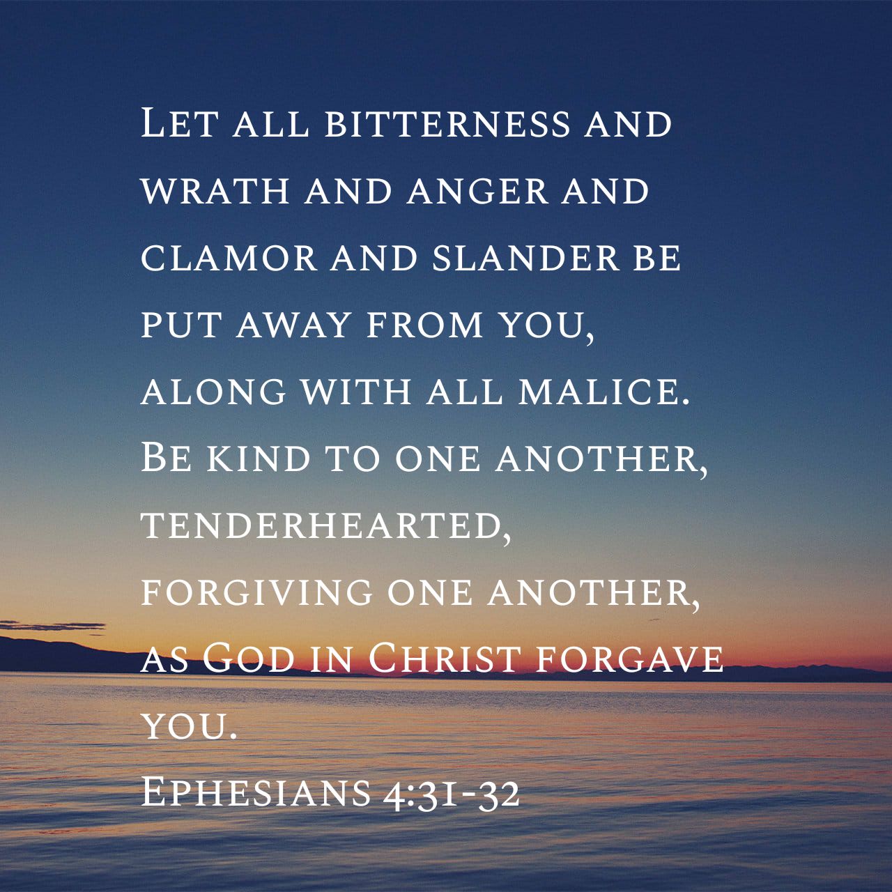 Ralph Demarzo On Twitter: "Can You Hear What The Lord Is Saying...? His  Word Echoes Today Through Eternity....let All Bitterness And Wrath And  Anger And Clamor And Slander Be Put Away From