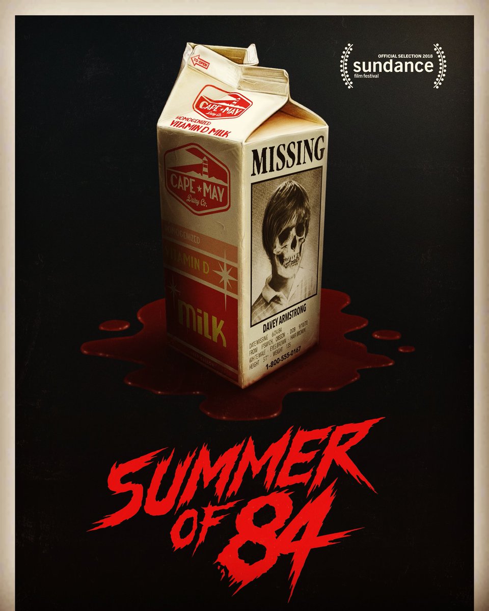 Summer of 84 is a movie that blew me away. I went in blind and that is how I would recommend seeing it. It is a somewhat slow burn, but not a boring one. I have watched it multiple times since, it is THAT good. 
#summerof84 #horrormovies #horror