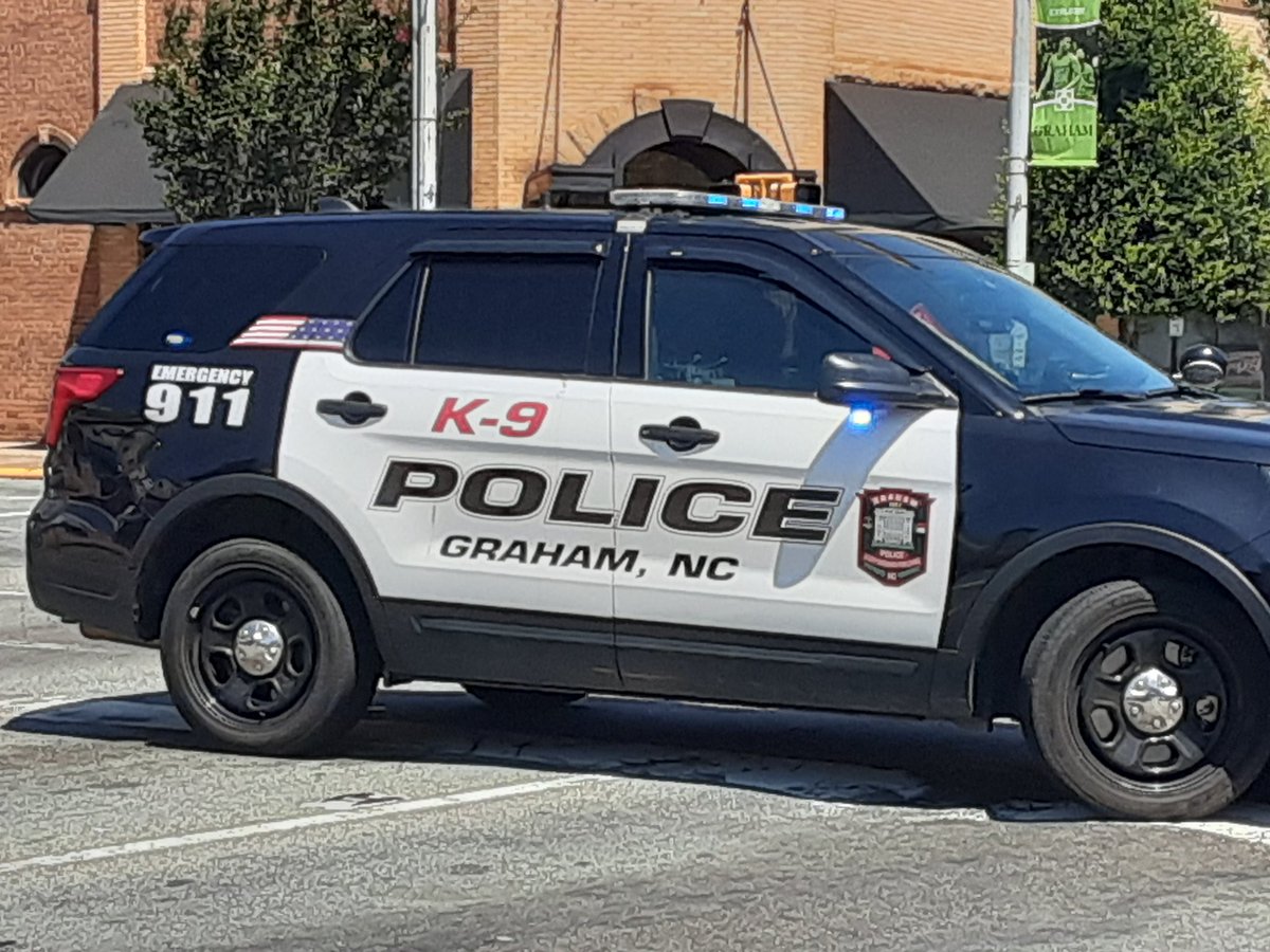 Graham city police also brought their K-9 units.