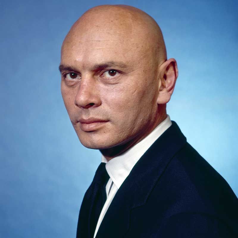 newbeverly's tweet photo. Yul Brynner, the Oscar-winning star of stage and screen seen in such cinematic classics as The King and I (1956), The Magnificent Seven (1960), and Westworld (1973), was born 100 years ago today! https://t.co/vniSDHIFRT