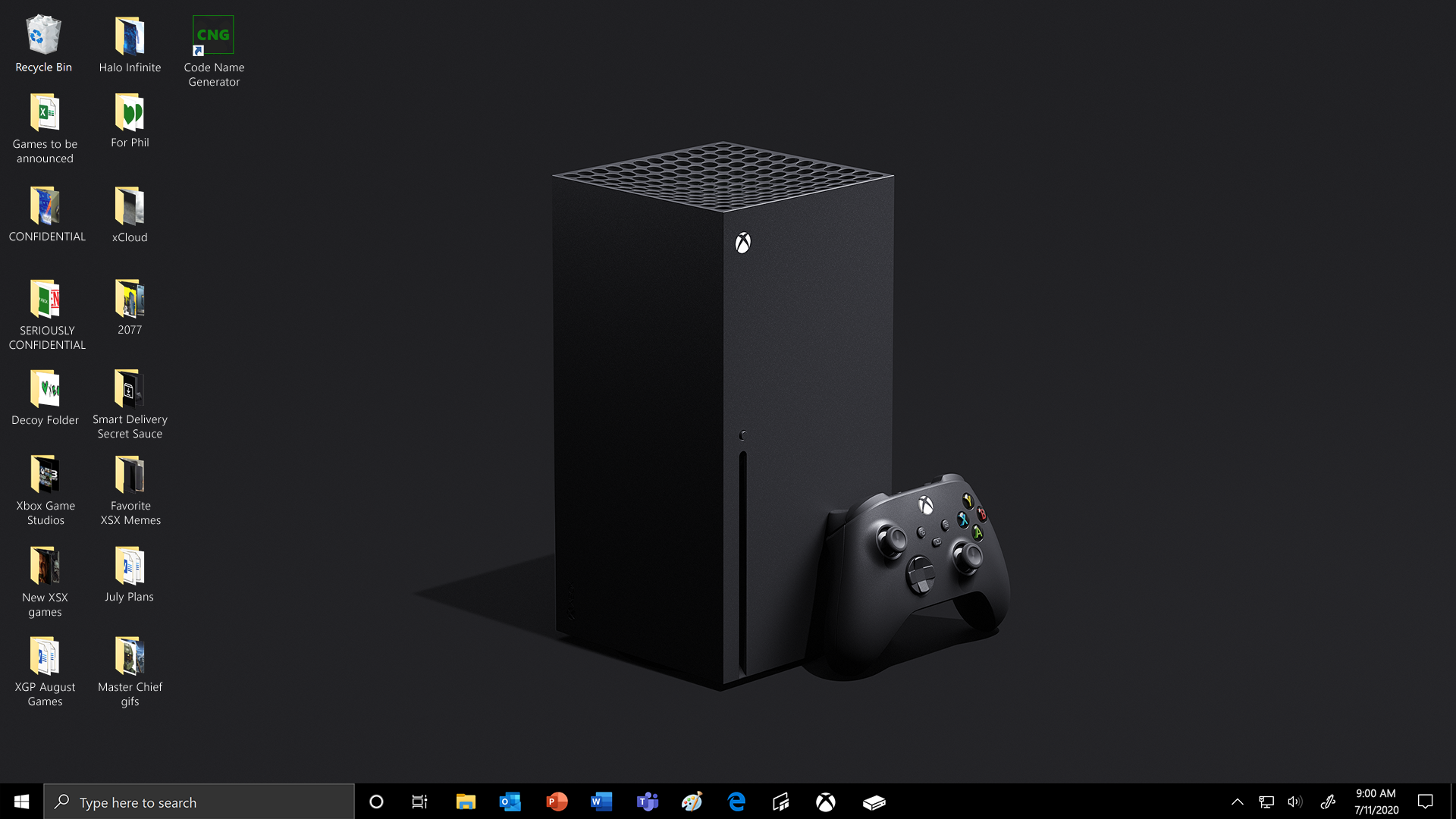 Giao diện Xbox Series X cho Windows 10 \