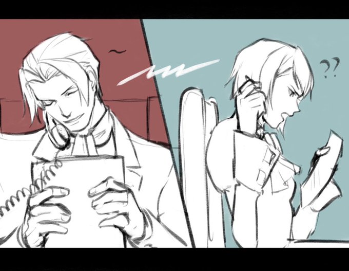 御冥兄妹 #逆転裁判 