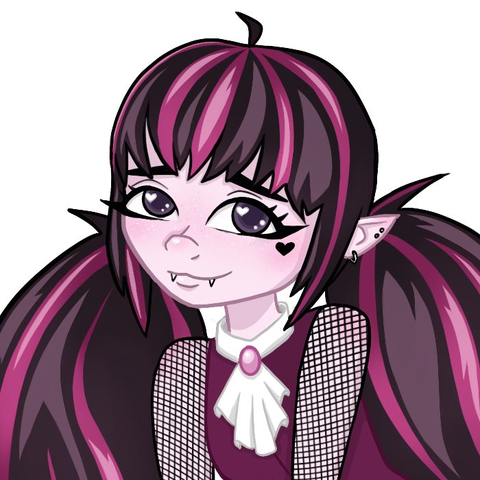 strawbghostart's tweet photo. Draculaura💕🖤
#draculaura #monsterhigh #monsterhighdolls #monsterhighdrawing #fanart #digitalart #digitaldrawing #digitalillustration #art #artist #drawing #illustration #procreate #ipad #applepencil https://t.co/3FpqFotphX