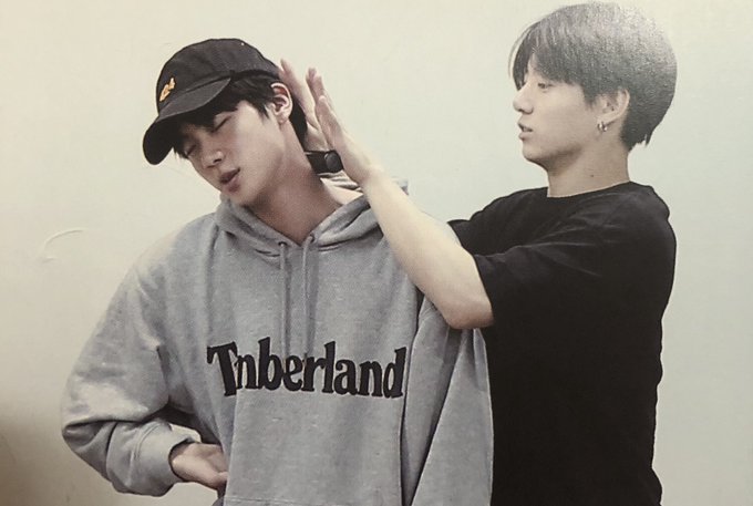 where there is jinkook there are also neck massages - a thread