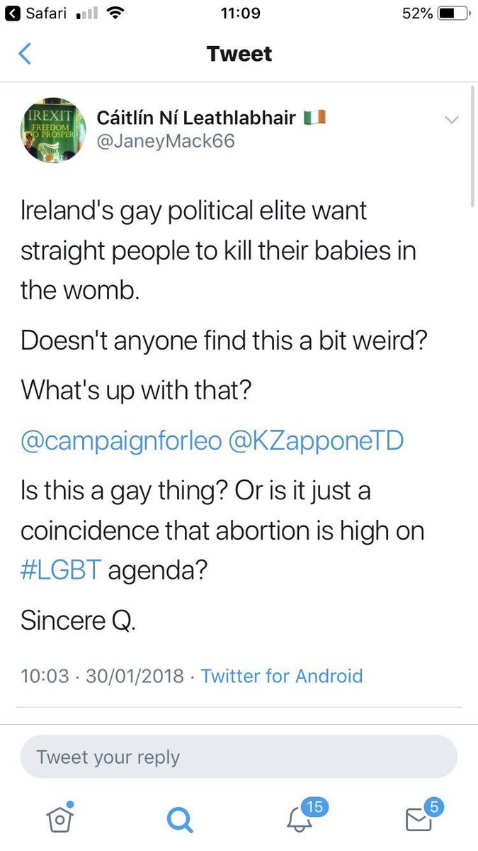 And some of her vile tweets (note she changes her username regularly).