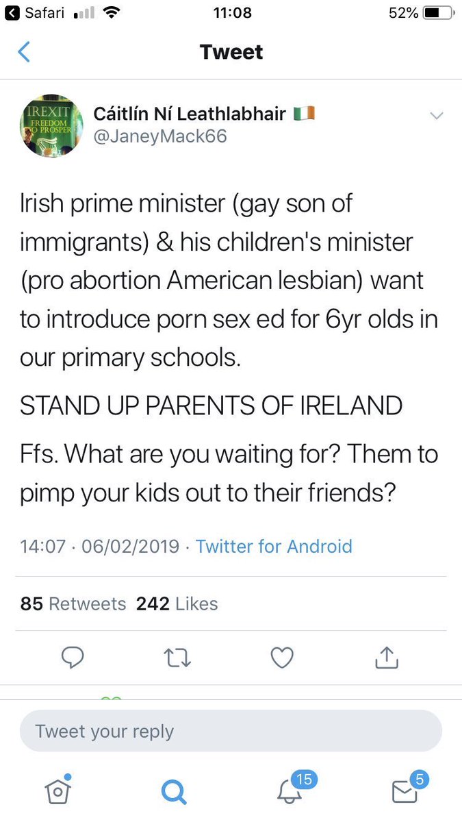 And some of her vile tweets (note she changes her username regularly).