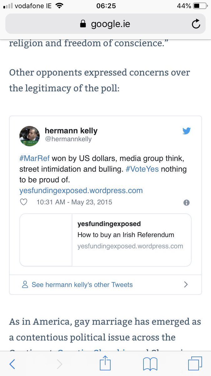 Here’s his anti LGBTQI human rights tweet (& insult to the electorate). Here he is being vile to Colm O’Gorman (particularly nasty).
