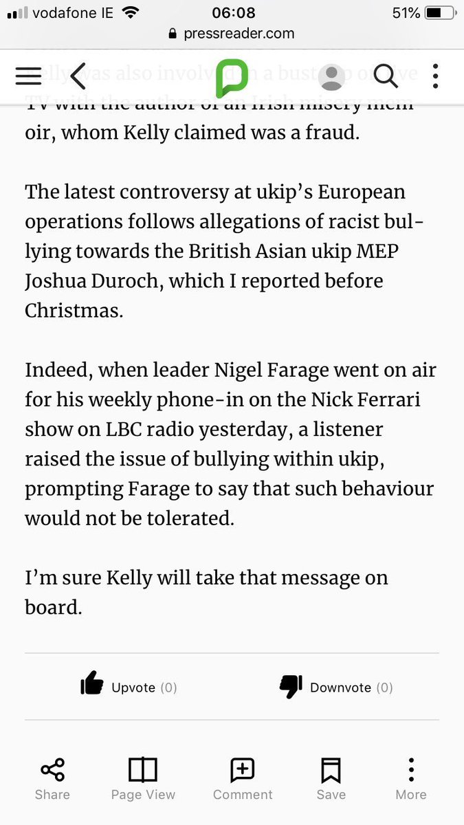 Here is a report on his allegedly making money from Brexit as well as some strange reports regarding alleged sexism