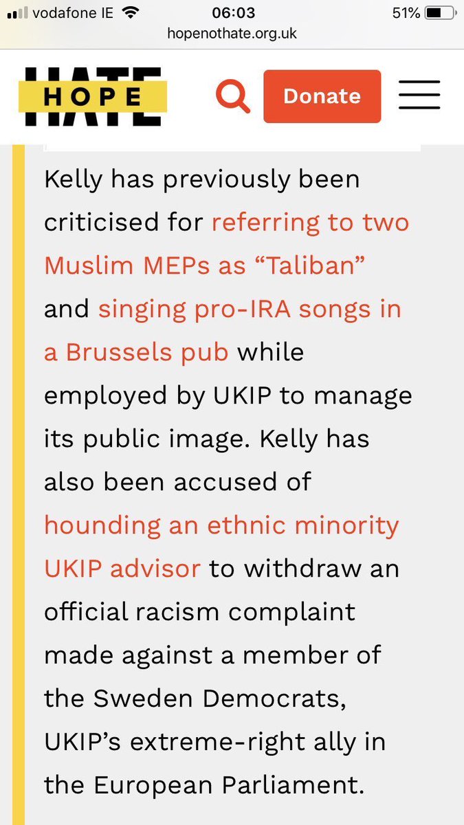 Here’s more from  @hopenothate | To be fair it’s not as if UKIP liked him very much, based on Suzanne Evans’ comments on his ‘work’.