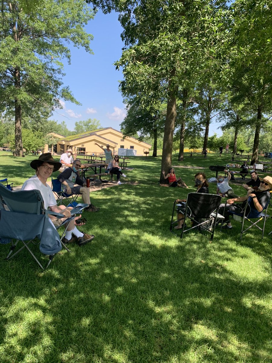 CCL in the park ⁦<a href="/EibbedNosredna/">Deborah Nelson</a>⁩