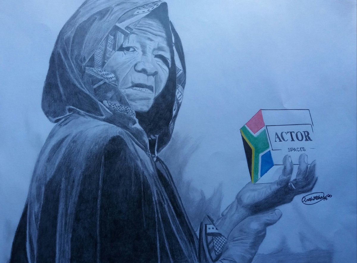nathikwl's tweet photo. We as South Africa witnessed great work u gave us.
Rest in power✊..Gogo Mary Twala.

@AnathiMahoArt
Medium:Graphite/Colour Pencil on paper. https://t.co/VfYbaFMmzj