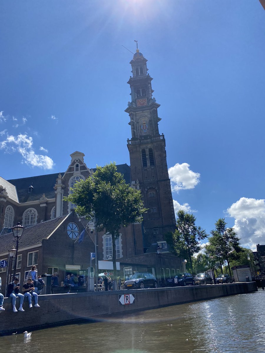 DiarmaidMurtagh's tweet photo. I’m on boat yo! Amsterdam, you so damn pretty all round but from the water you’re a particular knockout 🤩 🚤 🇳🇱 @HotelTheDylan thank you for #highwine &amp;  an amazing tour of the canals - can’t recommend enough!
•
•
•
•
#amsterdam #holland #boatlife #amsterdamcanals #annefrank https://t.co/Uv70Pw1r7B
