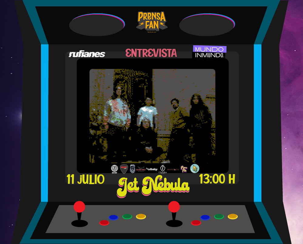 Prensa_Fan's tweet photo. Con motivo del #TourVR presentando por #MundoInmundo y @rufianeslabel , en un rato charlando con Diego de @Jetnebulaband Nebula; que será una de las bandas participantes en esta experiencia VR
11 Julio- 1pm a través de Mute Sin Censura
https://t.co/F4uMKNUOVz https://t.co/AhQuH7M2Nf