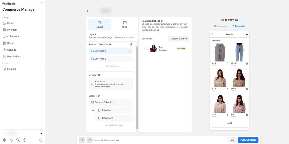 O Xrhsths Matt Navarra Sto Twitter This Is Facebook And Instagram S Shop Builder Tool Commerce Manager H T Ahmedghanem Https T Co Klb4mbm7ww Twitter