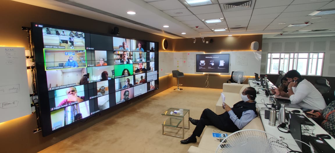 GBAChiefComm's tweet photo. Held a video conference with RWA’s today and discussed the attached guidelines. Looking forward to cooperation from all citizens as #BBMPFightsCovid19.

ರೆಸಿಡೆಂಟ್ ವೆಲ್ಫೇರ್ ಅಸೋಸಿಯೇಷನ್‌ ಮಾರ್ಗಸೂಚಿಗಳ ಕುರಿತು ಅವರೊಂದಿಗೆ ಇಂದು ವಿಡಿಯೋ ಕಾನ್ಫರೆನ್ಸ್ ಮೂಲಕ ಚರ್ಚಿಸಲಾಯಿತು.

https://t.co/7JSjpmXecP https://t.co/HQqoW3sdoU