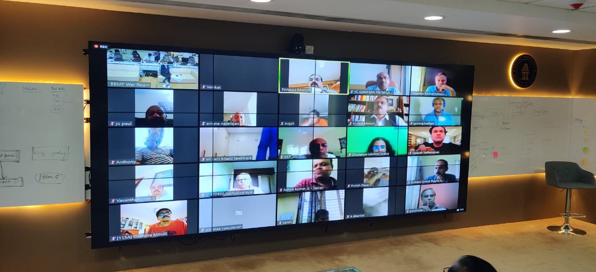 GBAChiefComm's tweet photo. Held a video conference with RWA’s today and discussed the attached guidelines. Looking forward to cooperation from all citizens as #BBMPFightsCovid19.

ರೆಸಿಡೆಂಟ್ ವೆಲ್ಫೇರ್ ಅಸೋಸಿಯೇಷನ್‌ ಮಾರ್ಗಸೂಚಿಗಳ ಕುರಿತು ಅವರೊಂದಿಗೆ ಇಂದು ವಿಡಿಯೋ ಕಾನ್ಫರೆನ್ಸ್ ಮೂಲಕ ಚರ್ಚಿಸಲಾಯಿತು.

https://t.co/7JSjpmXecP https://t.co/HQqoW3sdoU